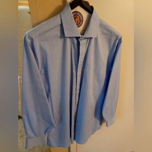 Tommy Hilfiger  luxury dress shirt with French collar 96% cotton 4% elastane